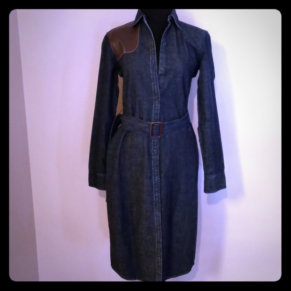 Lauren jeans company dress with belt
